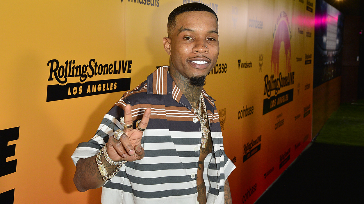 LOS ANGELES, CALIFORNIA - FEBRUARY 13: Tory Lanez attends Rolling Stone Live Big Game Experience at Academy LA on February 13, 2022 in Los Angeles, California. (Photo by Jerod Harris/Getty Images for MCM)