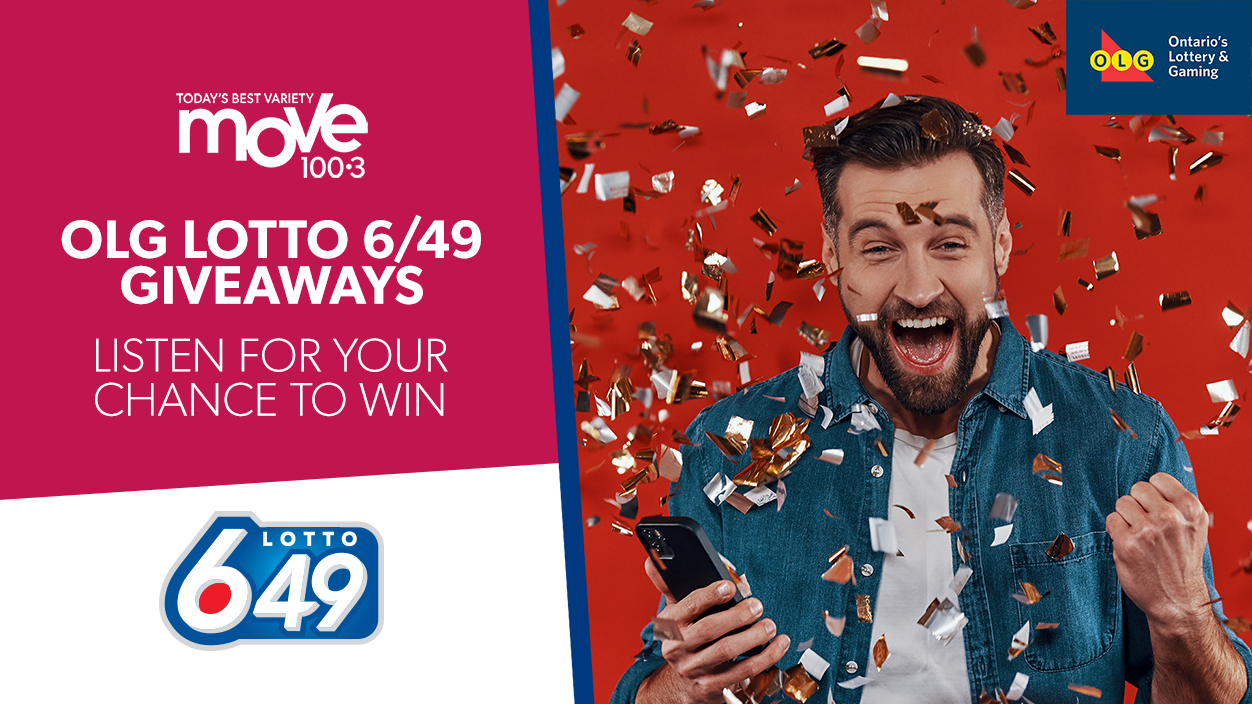 Move 100.3 OLG LOTTO 6/49 Giveaways contest image