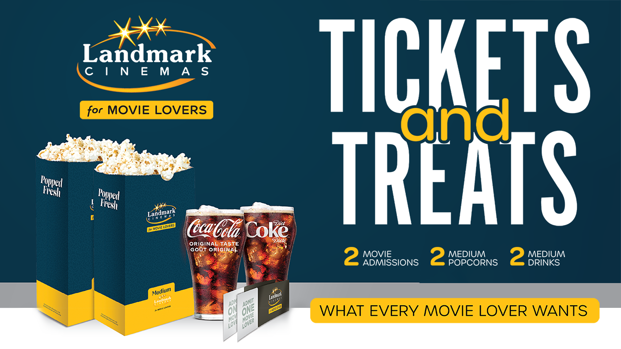 Tickets & Treats for 2 to Landmark Cinemas
